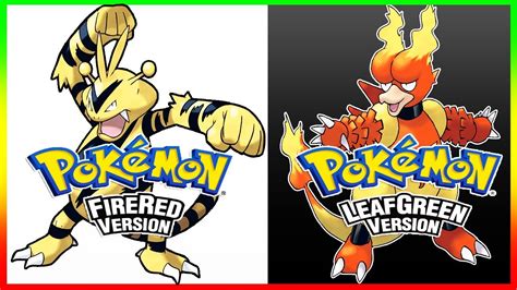 leafgreen and firered exclusive pokemon