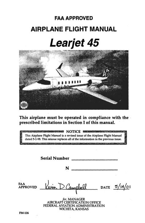 lear 45 flight manual Reader