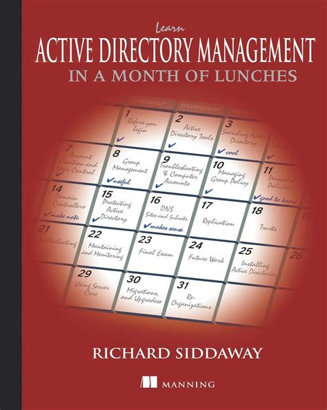 learn active directory management in a month of lunches Kindle Editon