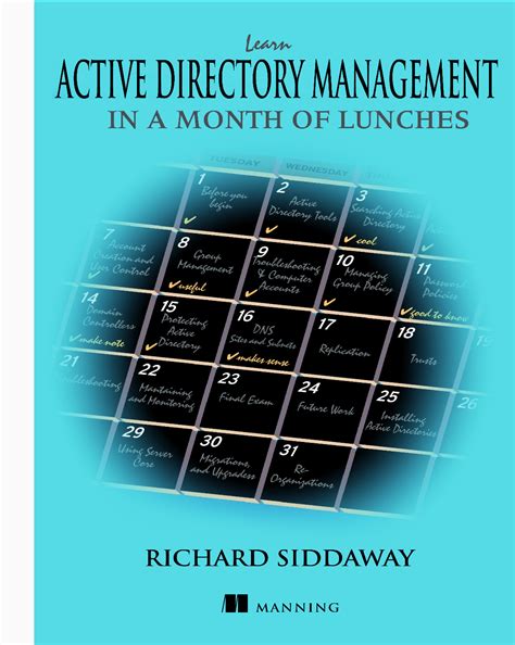 learn active directory management in a month of lunches Kindle Editon