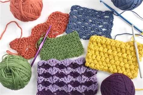 learn to crochet 24 pattern stitches Kindle Editon