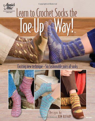 learn to crochet socks the toe up way annies attic Reader
