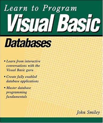 learn to program visual basic databases Kindle Editon