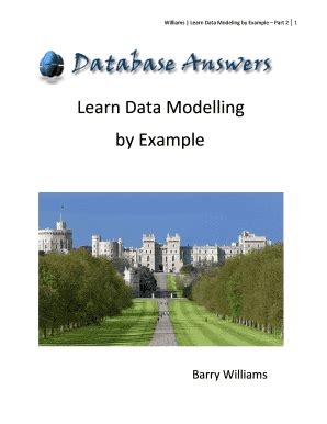 learning data modelling by example database answers PDF