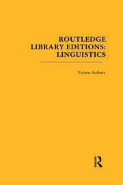 learning linguistics routledge library editions Epub