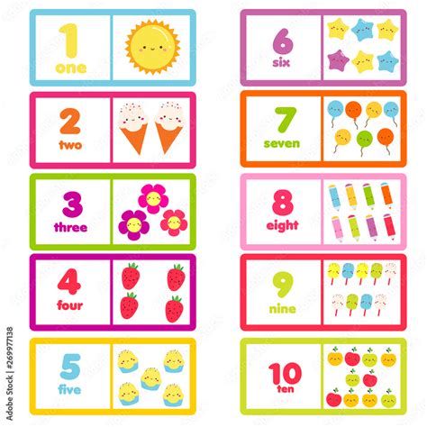 learning numbers illustration for kids Doc