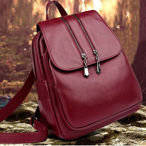 leather backpacks for women