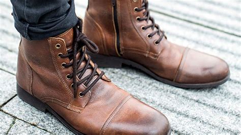 leather boots mens