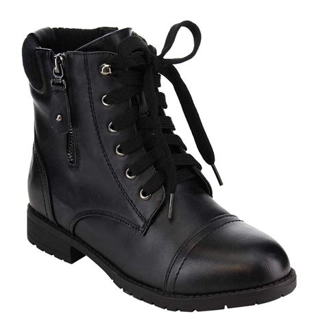 leather boots women's ankle