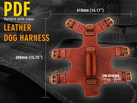 Leather Dog Harness Template