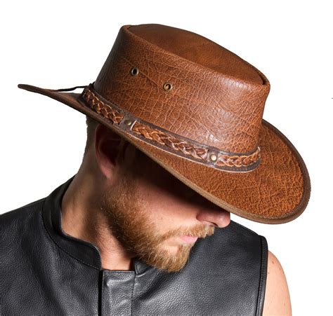 leather hats for men