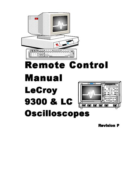 lecroy 9300 lc remote control user guide Reader