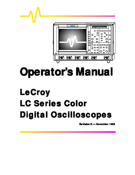 lecroy oscilloscope manual Doc