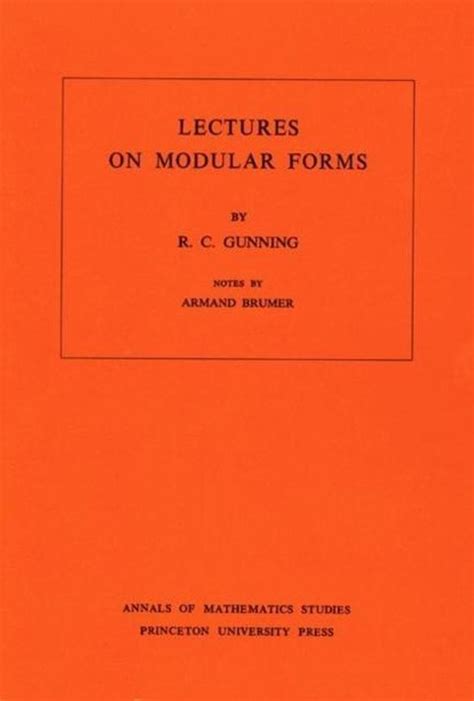 lectures on modular forms full summary Epub