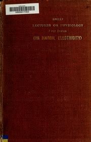 lectures physiology first animal electricity Reader