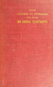 lectures physiology first animal electricity Reader