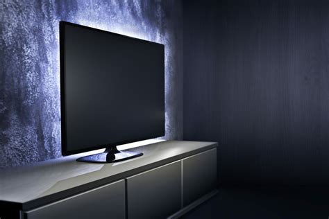 led behind tv