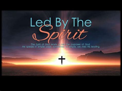 led by the spirit how the holy spirit guides the believer Kindle Editon