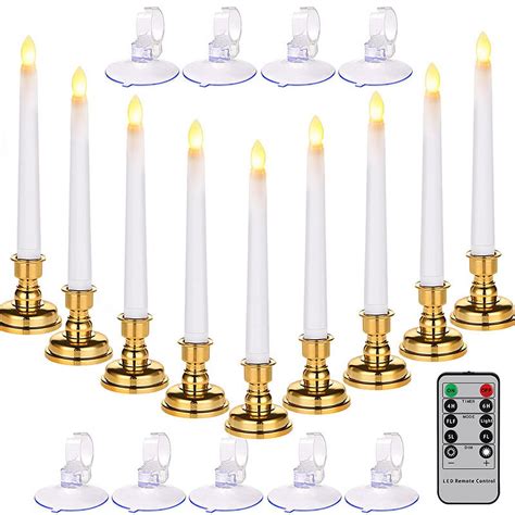 led candles for windows with timers