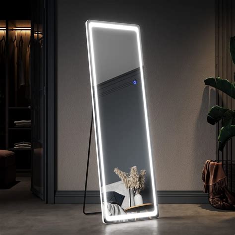 led floor mirror