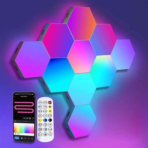 led hexagon lights