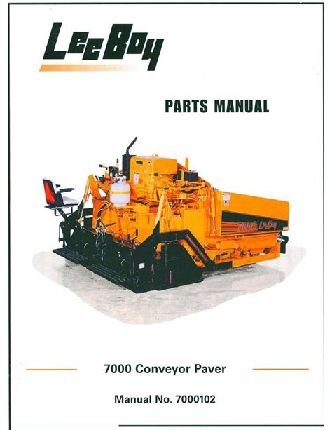 leeboy parts manual pdf PDF