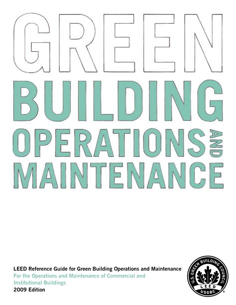 leed for operations maintenance reference guide introduction Kindle Editon
