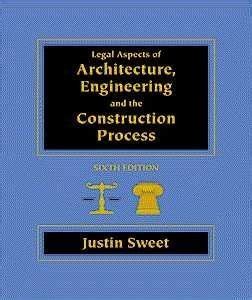 legal aspects of architecture engineering and the construction process Doc