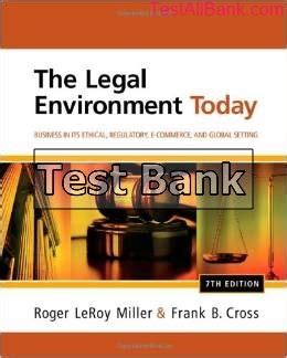 legal environment today 7th edition testbank Doc