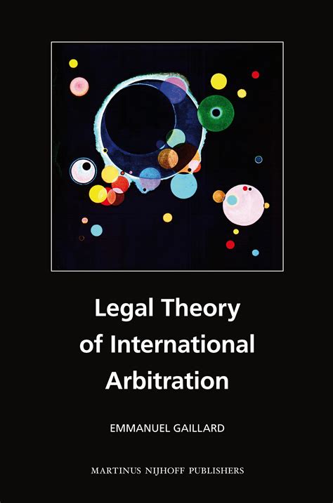 legal theory of international arbitration Epub