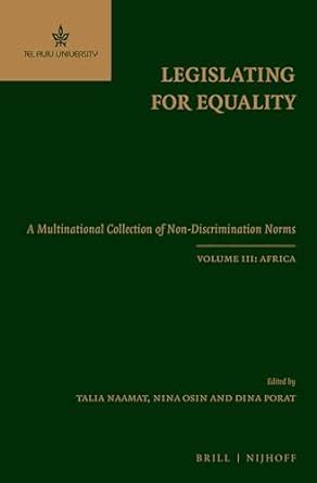 legislating equality multinational collection non discrimination Epub