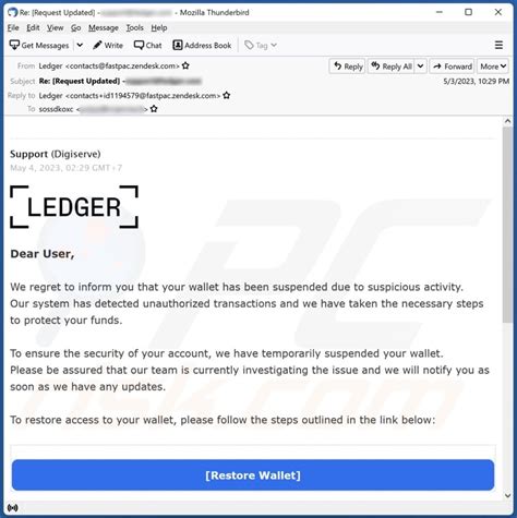 legit ledger emails