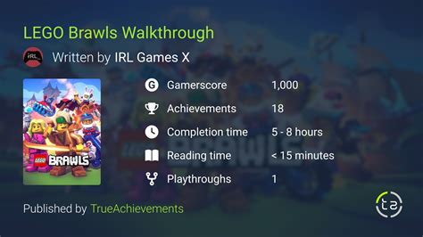 Lego Brawls Walkthrough