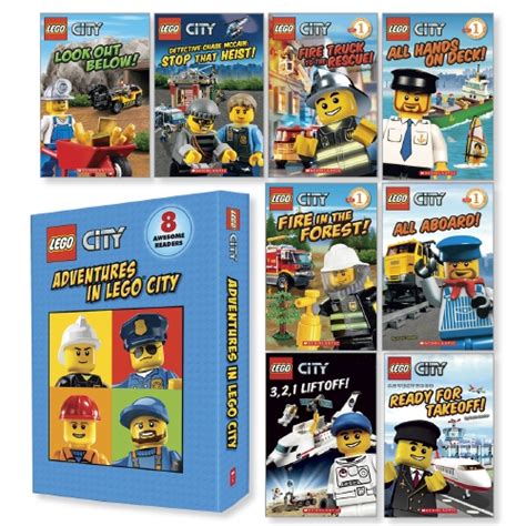 lego city adventures in lego city reader boxed set Reader