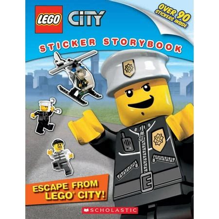 lego city escape from lego city sticker storybook Reader