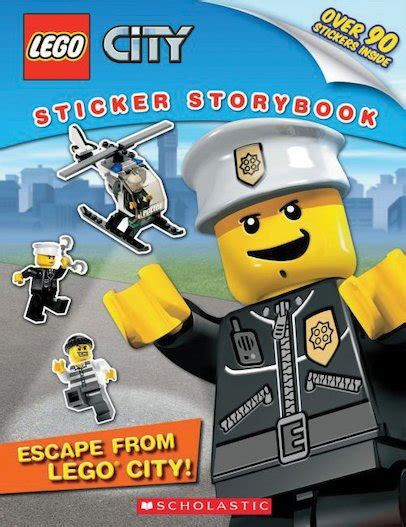 lego city escape from lego city sticker storybook Reader