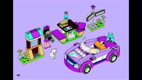 lego friends car instructions PDF