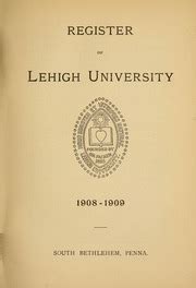lehigh catalog 1908 1909 classic reprint Doc