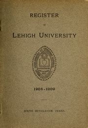 lehigh catalog 1908 1909 classic reprint Doc