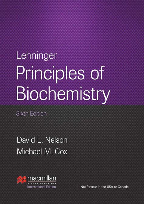 lehninger principles of biochemistry sixth edition Epub
