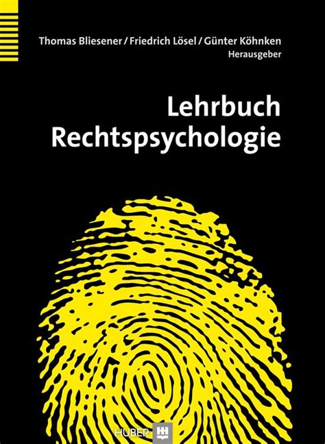 lehrbuch rechtspsychologie thomas bliesener ebook Epub