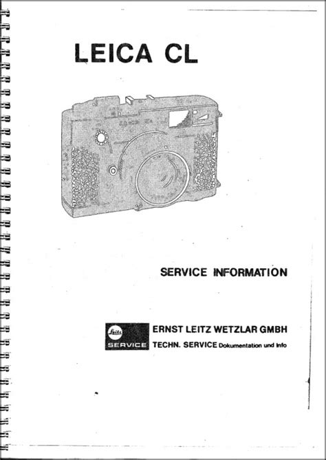 leitz leica repair manual Reader