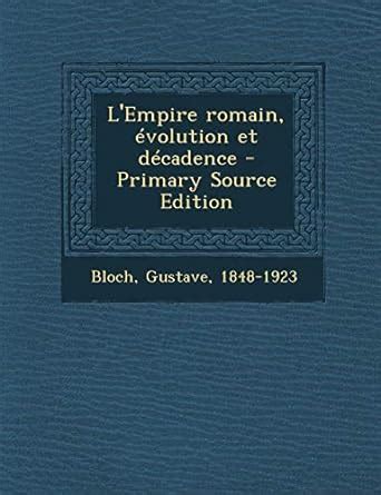 lempire romain evolution gustave bloch ebook Kindle Editon