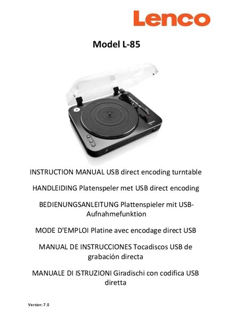 lenco dw 7210 user guide Kindle Editon