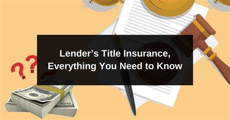 lenders title insurance