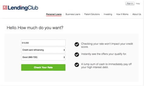 lending club sign in