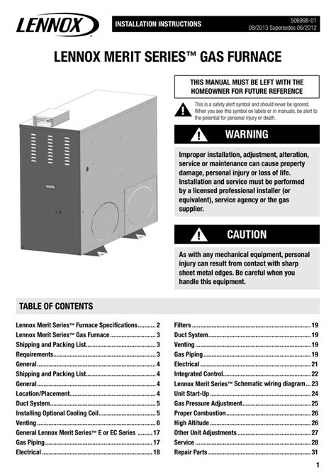 lennox cb28uh merit series user guide Epub