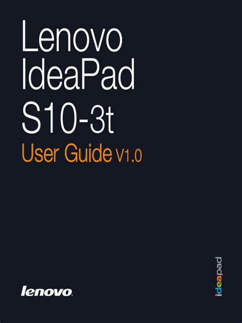 lenovo s10 user guide PDF