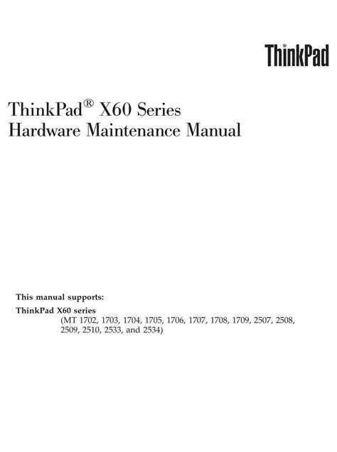 lenovo thinkpad x60 service manual Kindle Editon