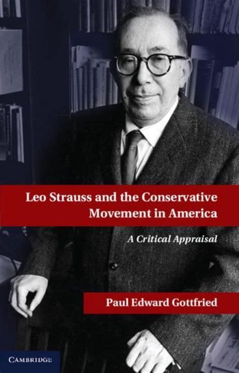 leo strauss and the conservative movement in america Doc